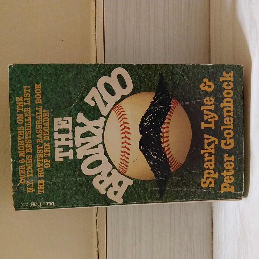 Vintage 1979 "The Bronx Zoo" Book By Sparky Lyle & Peter Golenbock